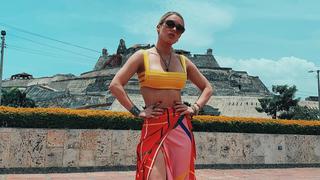 Instagram: Leslie Shaw recorre Colombia con Mau y Ricky y "Faldita"