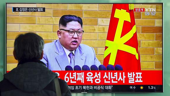 Kim Jong-un asegura que tiene el botón nuclear en su despacho (Foto: AFP).