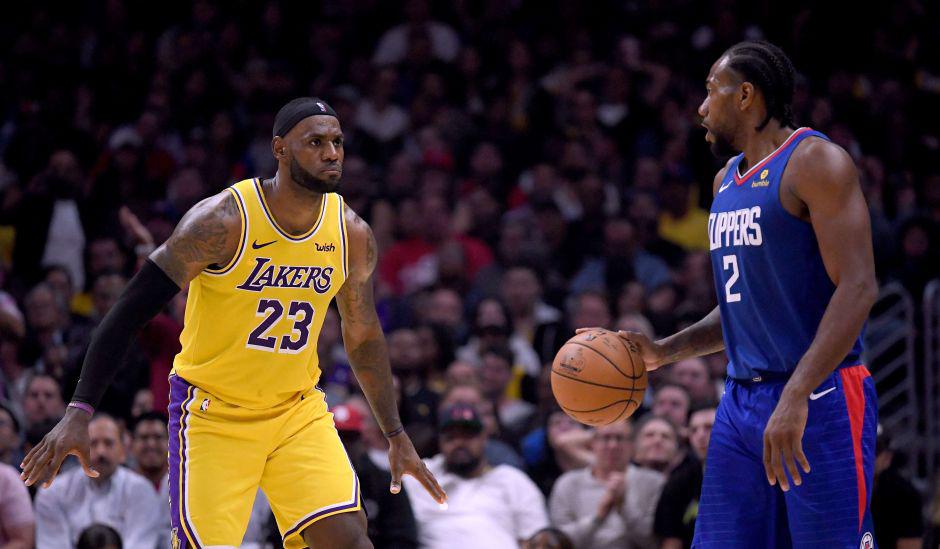 Lakers y Clippers lucharán por representar a la Conferencia Oeste en las finales de la NBA | Foto: AFP