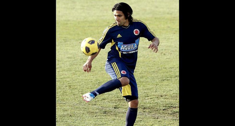 Radamel Falcao tratará de acabar con su sequía goleadora ante Perú. (Foto: EFE)