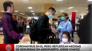 Coronavirus en Perú: refuerzan medidas de seguridad en Aeropuerto Jorge Chávez