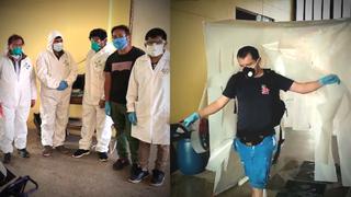 Cusco: universitarios crean cabina desinfectante a base de eucalipto 