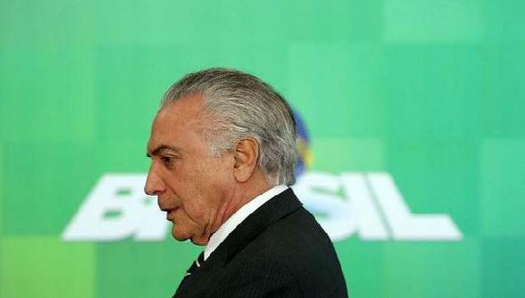 La economía brasileña podría perder lo avanzado en los últimos tres meses por el escándolo sobre Michel Temer. (Foto: Reuters)