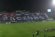 Alianza Lima vs Independiente: espectacular mosaico en Matute en contra del racismo