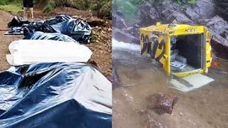 Cajamarca: cuatro muertos tras caída de camión de caudales a un abismo | FOTOS