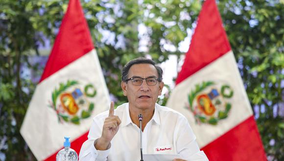 El presidente Martín Vizcarra anunció las nuevas medidas que se desarrollarán durante las siguiente etapa de la cuarentena contra el coronavirus. (Andina/ Presidencia de la República)