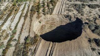 Chile: Minera es obligada a parar por un cráter de 32 metros de diámetro