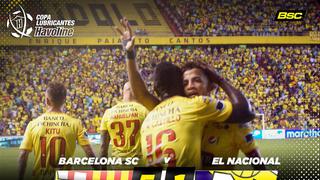 Barcelona goleó 5-1 a El Nacional por la Serie A de Ecuador