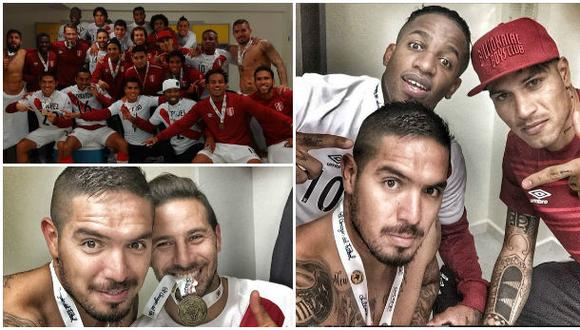 Selección peruana: así celebraron jugadores en el vestuario
