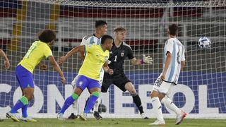 Argentina 1-3 Brasil por el Sudamericano Sub 20 en Colombia