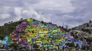 Coloridos murales unen a 1.800 personas en México [FOTOS]
