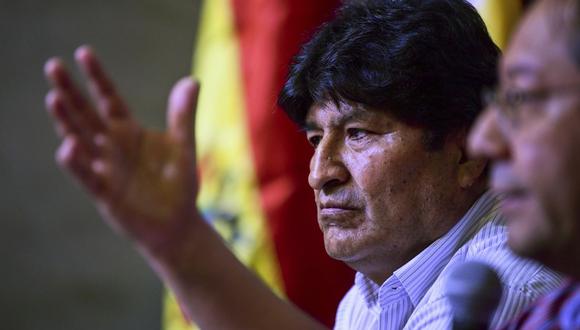 Evo Morales concedió un poder notarial a Patricia Hermosa para poder tramitar su candidatura como senador o diputado de su partido. (Foto: AFP)