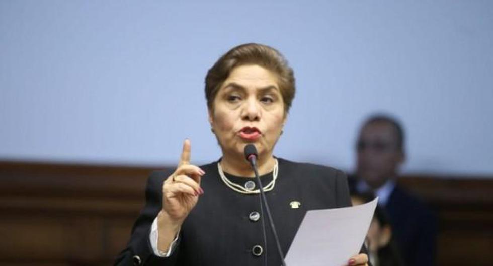 Luz Salgado también reiteró que la bancada de Fuerza Popular no se opone a la reforma política. (Foto: GEC)