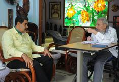 Fidel Castro se reúne con Maduro antes de llegada de Obama a Cuba