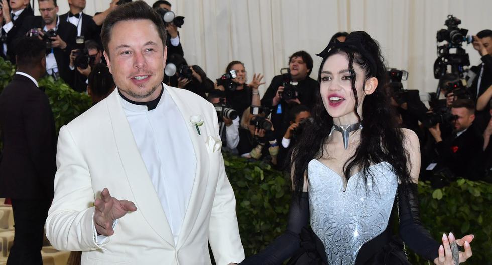 Imagen referencial. Elon Musk y Grimes llegan para la Gala Met 2018, en el Museo Metropolitano de Arte de Nueva York. (ANGELA WEISS / AFP).
