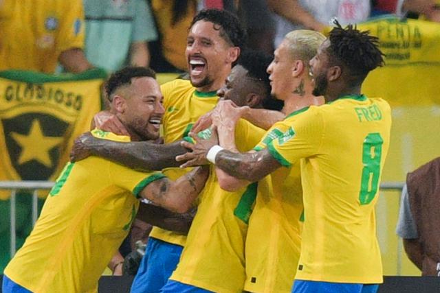Brasil y Chile se enfrentaron por la jornada 17 de las Eliminatorias Qatar 2022. Fuente. AFP