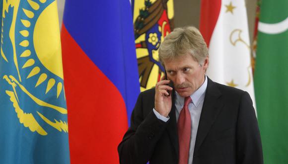 Dmitri Peskov, portavoz del Kremlin. (Foto: MAXIM SHEMETOV / POOL / AFP)