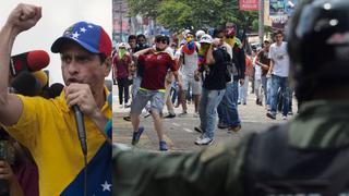 "Toma de Venezuela" dejó un muerto, 120 heridos y 147 detenidos
