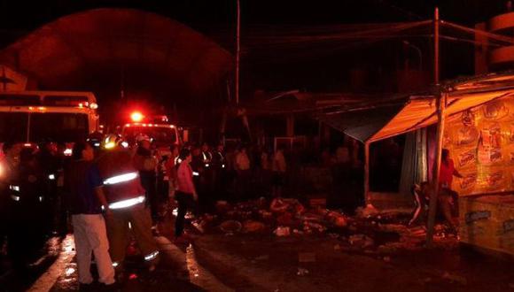 Trujillo: incendio dentro de almacén dejó 2 muertos en Navidad