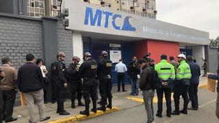 Falsa alarma por paquete sospechoso en el MTC movilizó a 80 policías