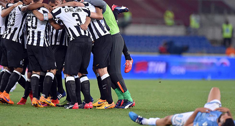 Juventus venció a la Lazio en la final de la Copa Italia (Foto: EFE)