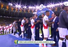Perú vs. Brasil: así fue la entrega de medallas a la bicolor, por el subcampeonato de la Copa América