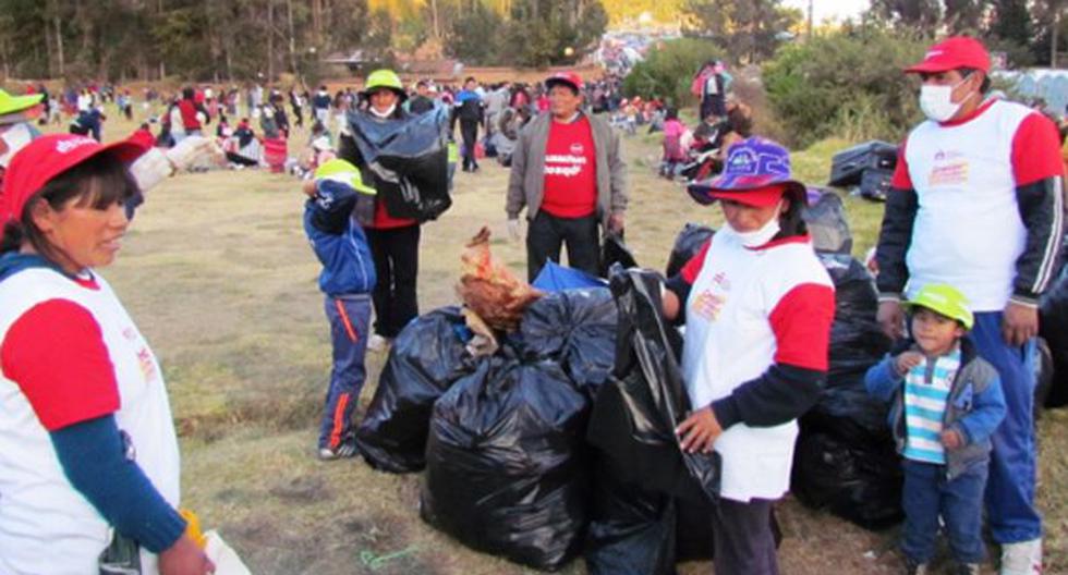 Revelan que en el 2016 se retiraron 3,560 toneladas de basura de Machu Picchu.(Foto: Andina)