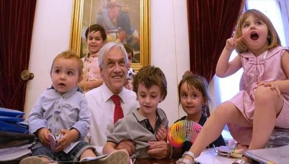 Se viralizó un video del expresidente de Chile, Sebastián Piñera con sus nietos y conmocionó a todos en las redes sociales.(Fuente: X/@sebastianpinera)