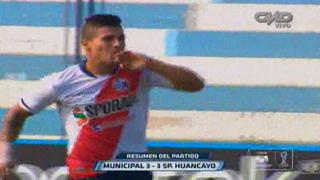 Municipal empató 3-3 con Sport Huancayo en el Torneo Apertura