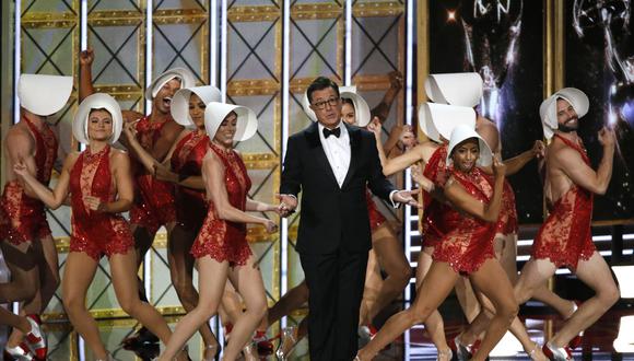 Emmy 2017: Lo mejor y lo peor del presentador Stephen Colbert