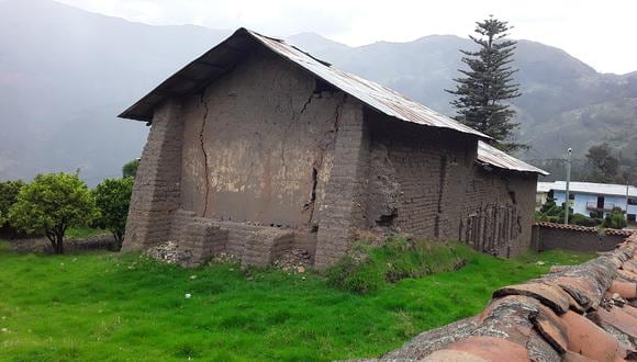 Los damnificados del centro poblado de Cajas se resisten a dejar sus inmuebles, según la Oficina de Gestión de Riesgos de Desastres de Parobamba. (Foto: Municipalidad de Parobamba)