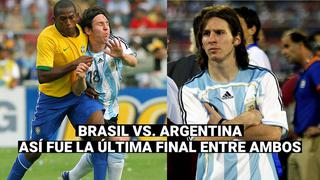Brasil vs. Argentina: así fue la última final entre ambas selecciones