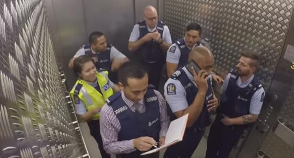 Policías de Nueva Zelanda son viral en redes sociales por este video. (Foto: Captura YouTube)