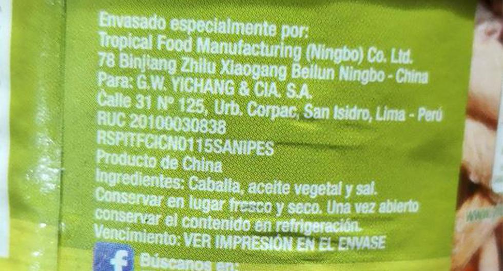 Perú. Empresa deslinda tras denuncia de conservas chinas con gusanos parásitos. (Foto: Agencias)