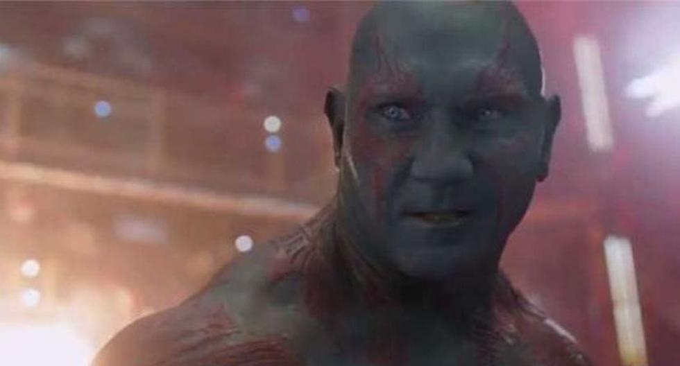 Dave Bautista es Drax en 'Guardians of the Galaxy' (Foto: Marvel)
