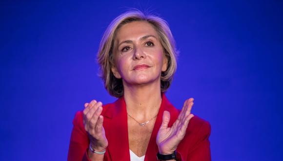 Valerie Pécresse, la candidata a la presidencia del partido conservador francés Los Republicanos.