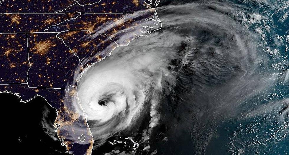 El comportamiento y devastación del *huracán Dorian* puede asociarse al aumento de la temperatura del océano causado por el *calentamiento global* (Foto: HO / NOAA/RAMMB / AFP)
