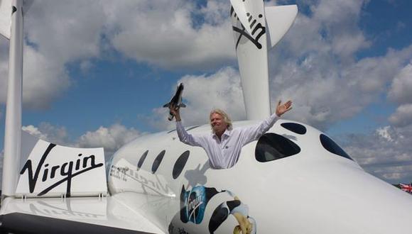 Richard Branson es uno de los millonarios que compite por conquistar el espacio. (Foto: Getty)