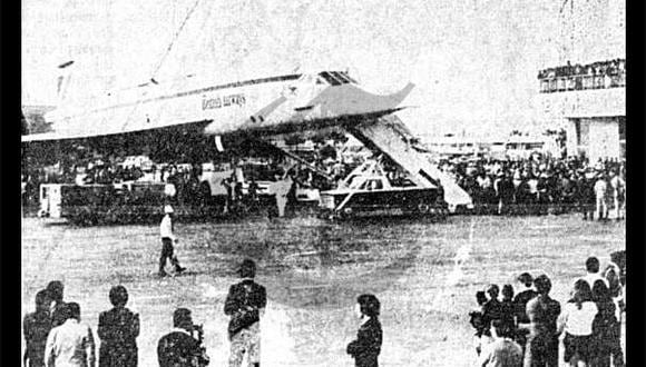 Así ocurrió: En 1974 el Concorde llega por primera vez al Perú