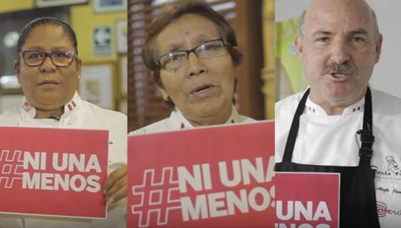 #NiUnaMenos: mensajes de cocineros peruanos que debes escuchar