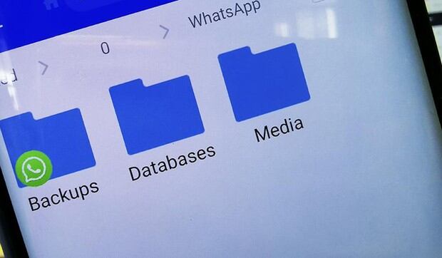 Para ello deberás dirigirte a la sección de WhatsApp de tus archivos del teléfono. (Foto: WhatsApp)