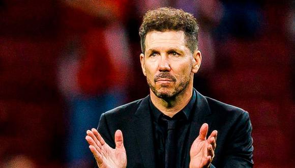 Diego Simeone se refirió a la eliminación de Atlético Madrid de la Champions League. (Foto: AP)