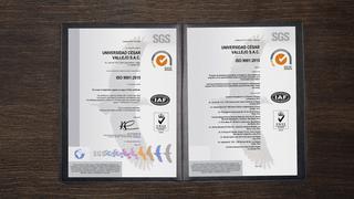 UCV recibe la certificación ISO 9001:2015 de la SGS