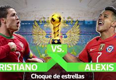 Cristiano Ronaldo vs. Alexis Sánchez: el otro duelo del Chile vs. Portugal