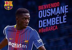 Barcelona anuncia el fichaje Ousmane Dembélé. Aquí todos los detalles