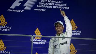 Fórmula 1: Lewis Hamilton se llevó el Gran Premio de Singapur