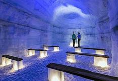 Islandia: Inauguran cueva de hielo artificial más grande (VIDEO)