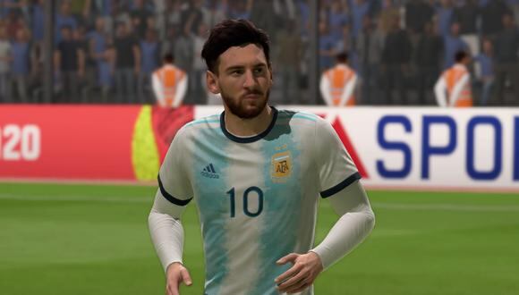 Messi en FIFA 20. (Captura de pantalla)