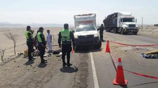 Ica: mujer muere tras vuelco de la camioneta que conducía y siete miembros de su familia quedan graves