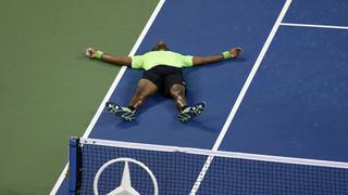 US Open: así sufrió Monfils con los disparos de Roger Federer